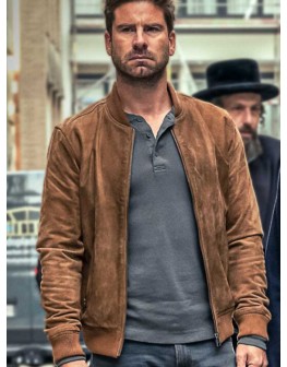 Kevin Janssens Rough Diamonds 2023 Noah Wolfson Brown Suede Leather Jacket